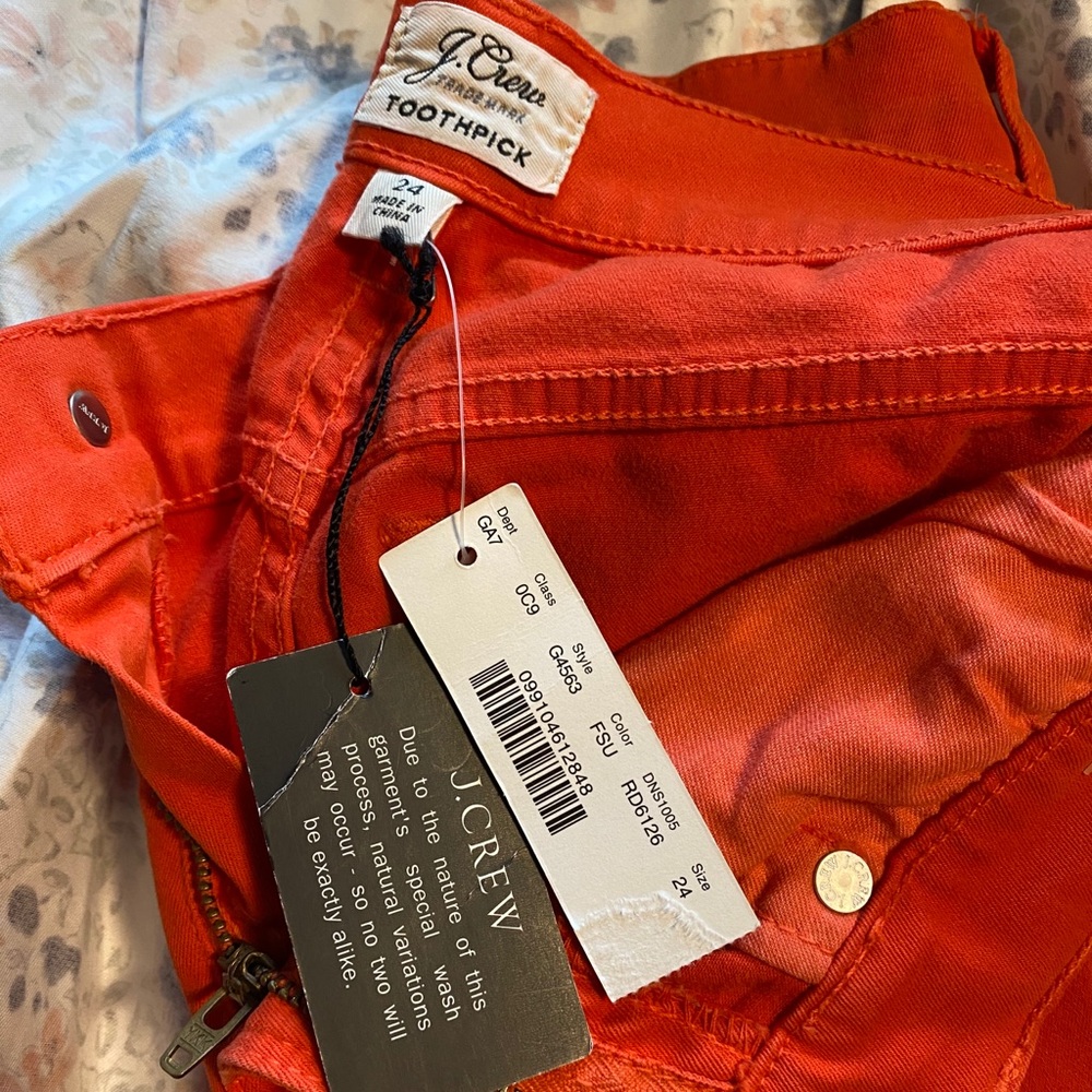 J. Crew Toothpick jeans